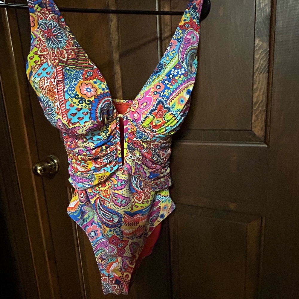 Colorful Paisley One-Piece Swimsuit